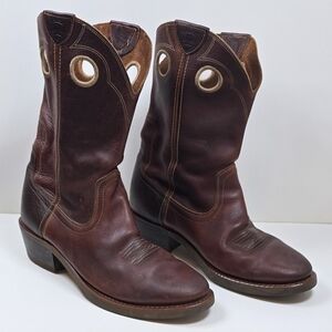 ARIAT Heritage Roughstock Westerm Leather Cowboy Boots Sz 13